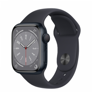 Apple Watch Series 8 41mm Midnight Sport Band