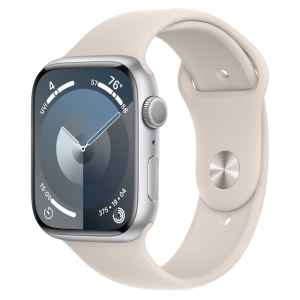 Apple Watch Series 9 45mm Silver Sport Band